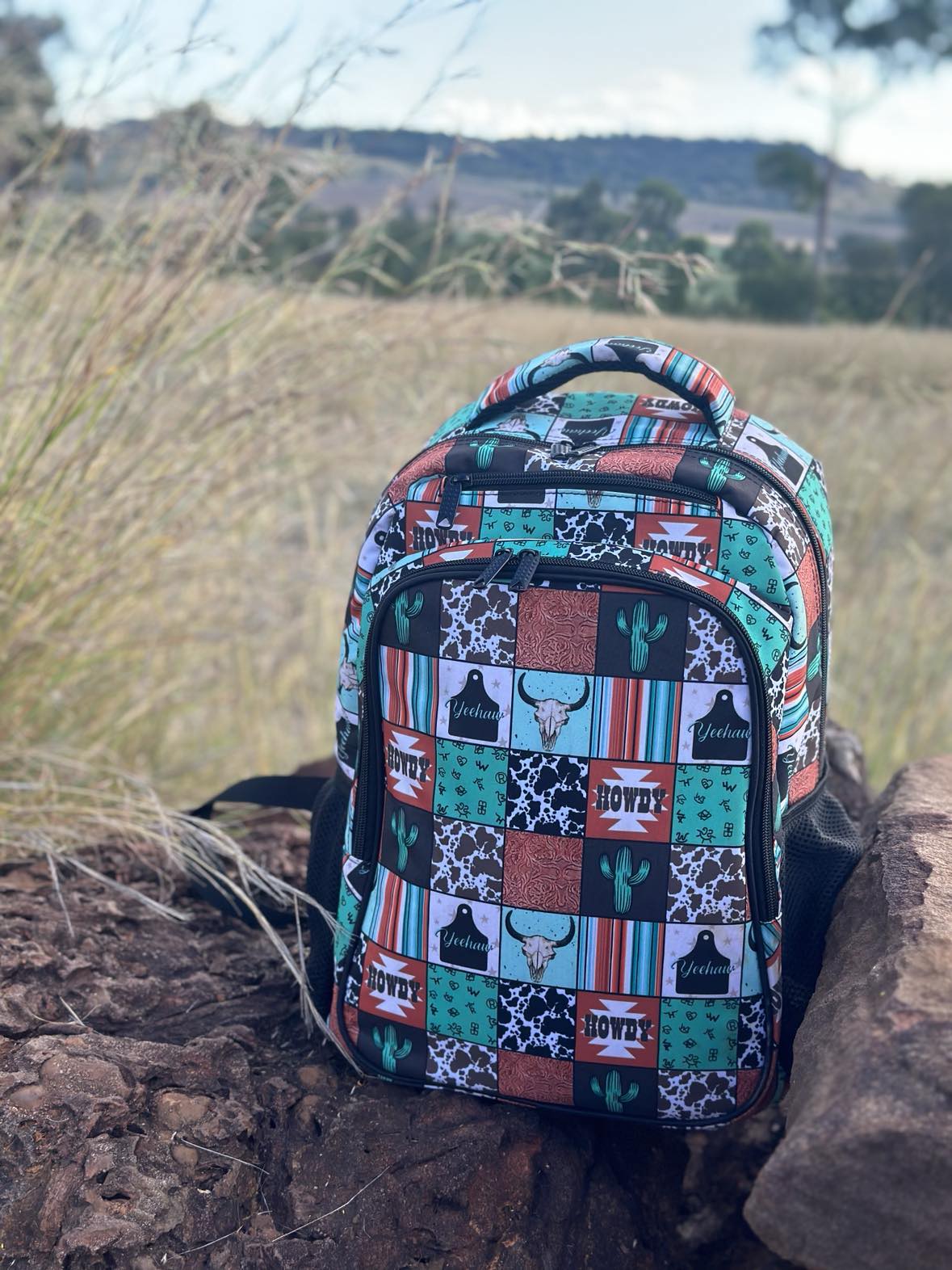 Custom printed backpack