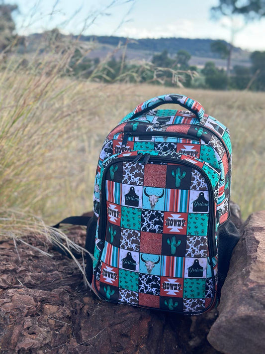 Custom printed backpack