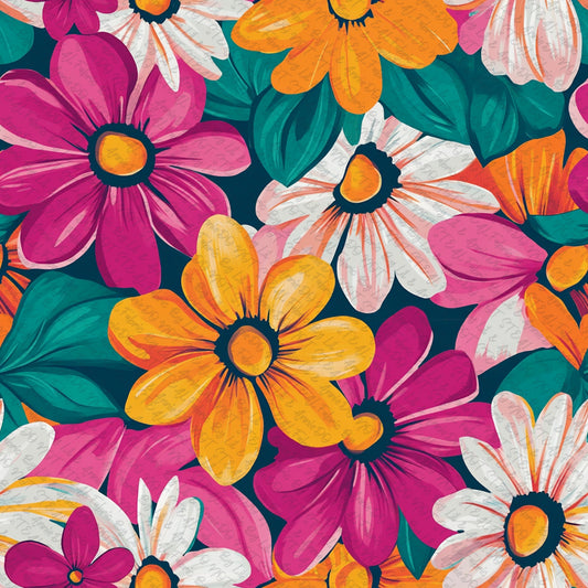 Painted floral bright