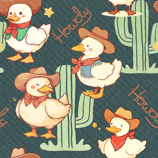 Howdy Ducks Dark Teal