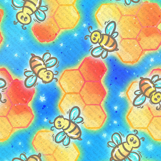 Glow bees
