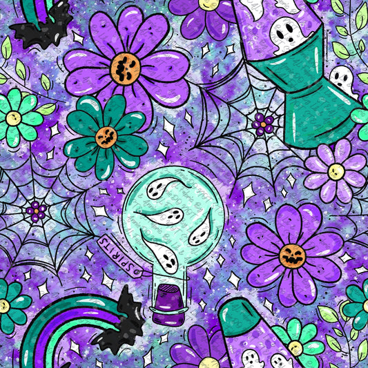 Purple Halloween mash