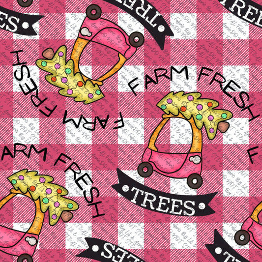 Farm fresh red plaid