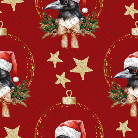 Magpie Christmas red