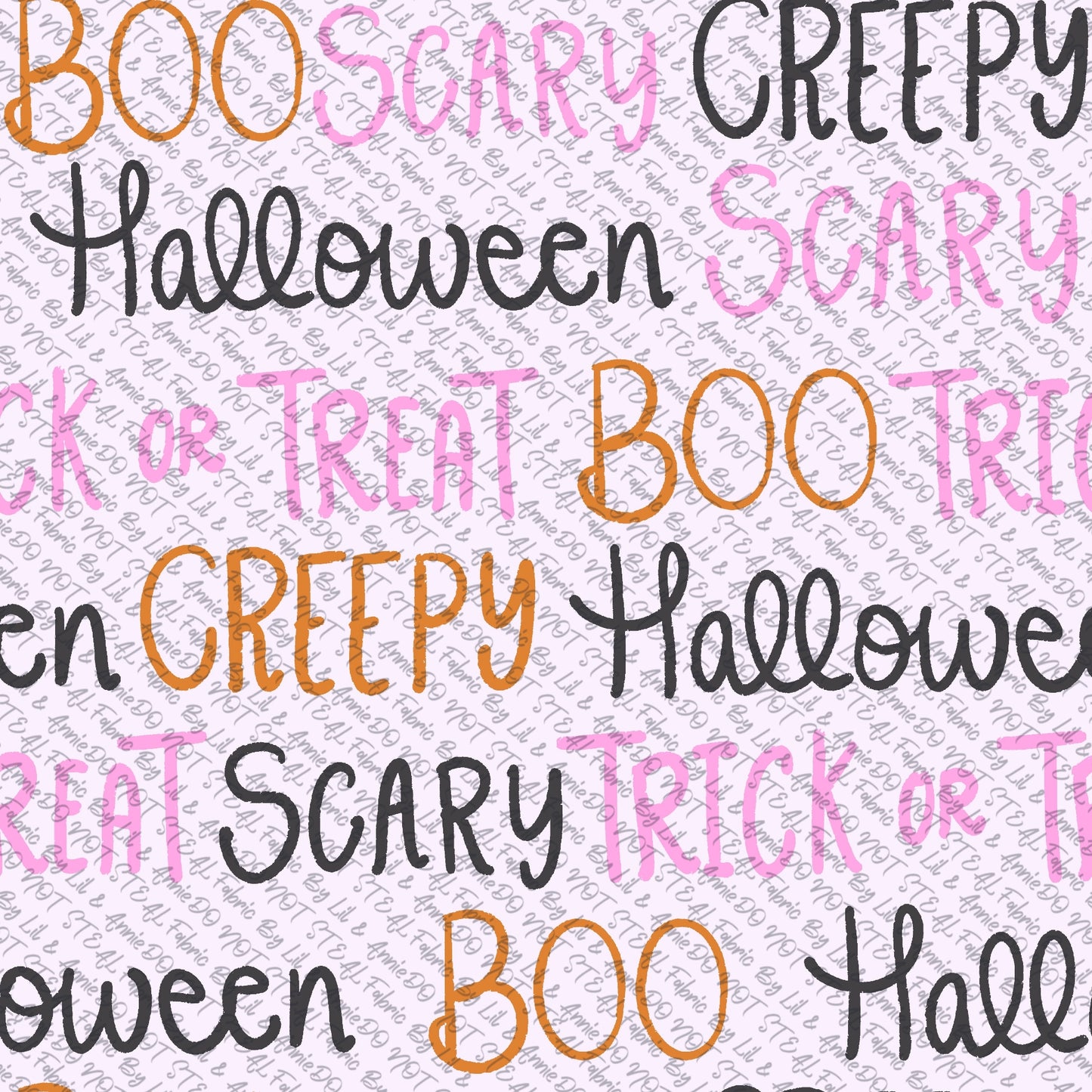 Halloween words