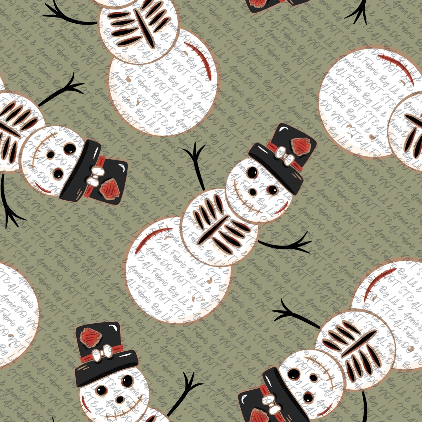 Snowmen skeleton