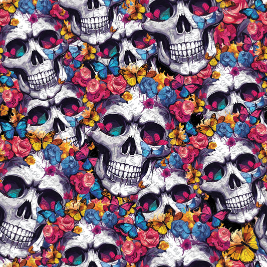 Butterfly skulls