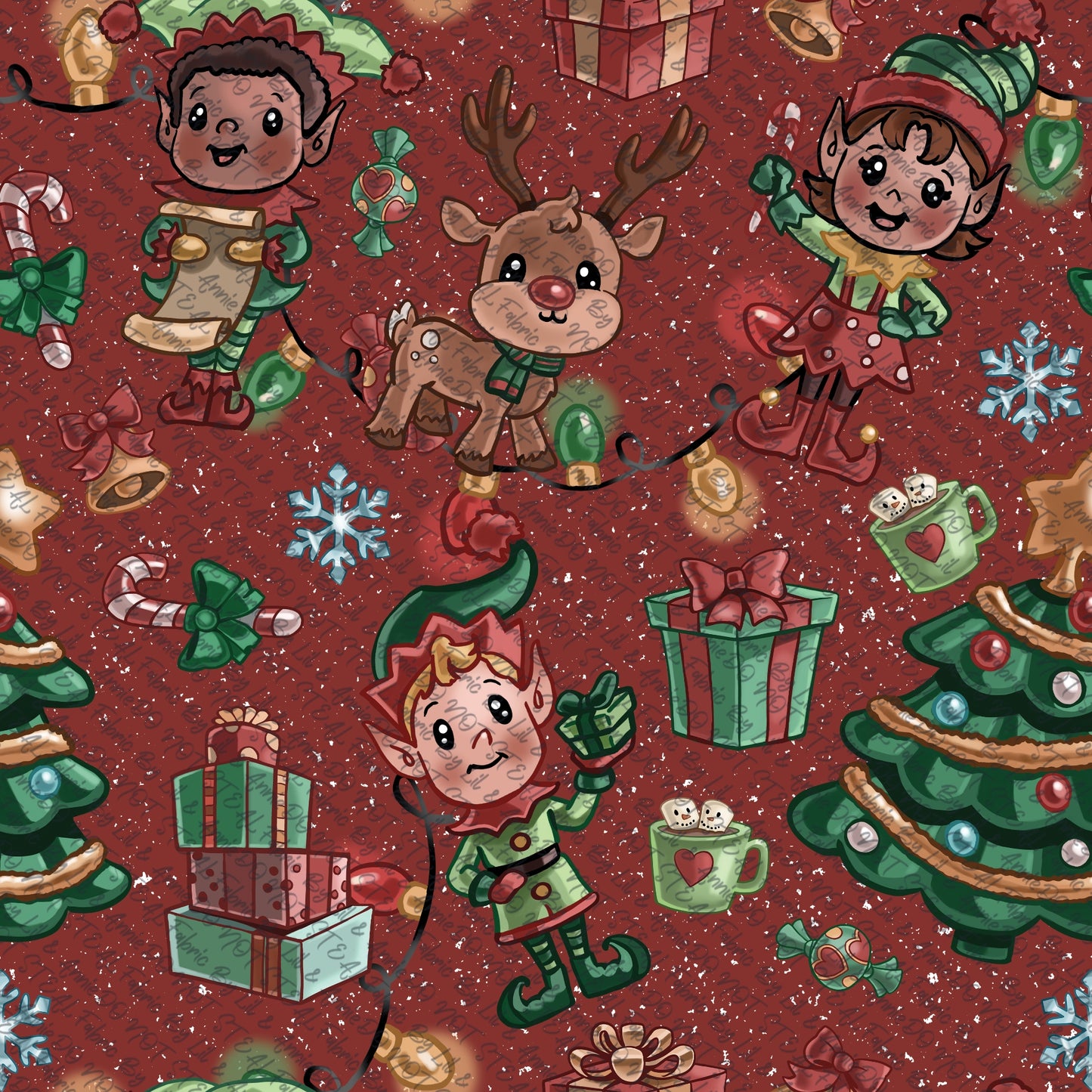 Santas little helpers red
