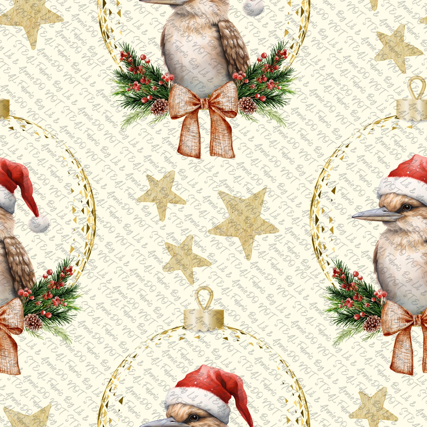Kookaburra Christmas cream