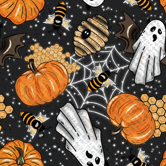 Halloween honeycomb black