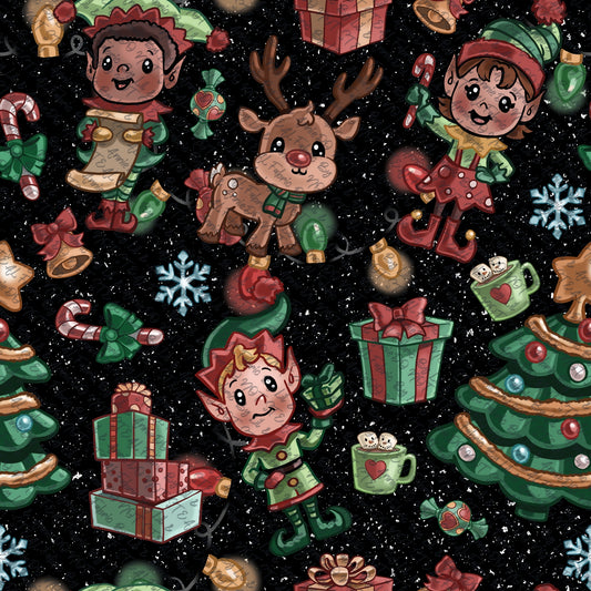 Santa's little helpers black
