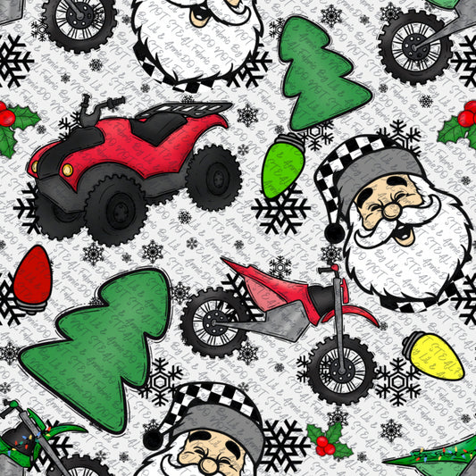 Motorcross santa