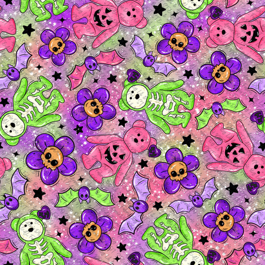 Halloween bears pink