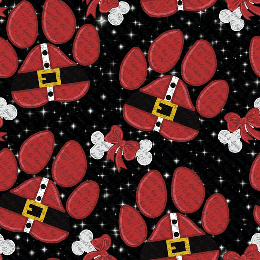 Santa paws black
