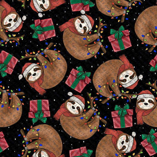 Christmas sloths
