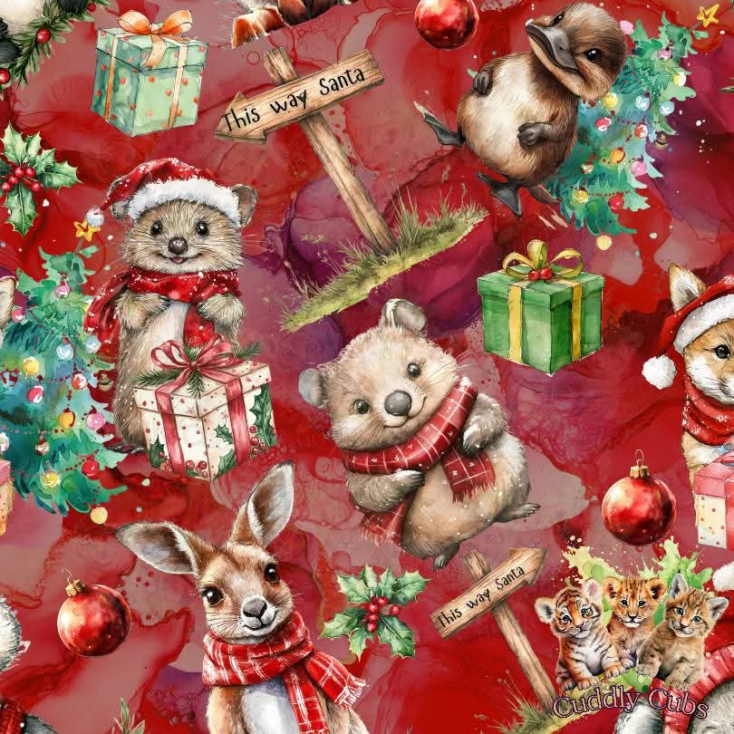 Aussie Christmas red CC