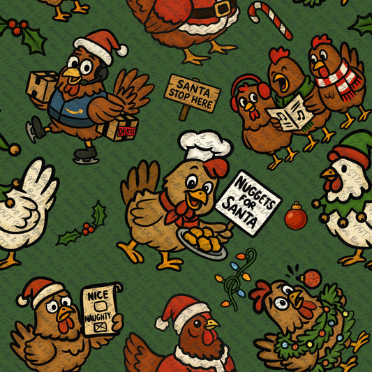 Christmas chickens